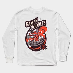 Ramen Squid Long Sleeve T-Shirt